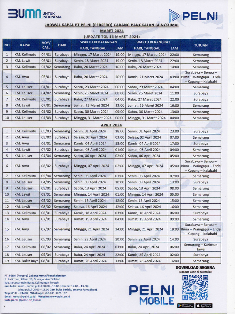 Jadwal Kapal Pelni Makassar-Ambon: 1, 7, 10, 13 Januari 2026, Promo Rp 427.900