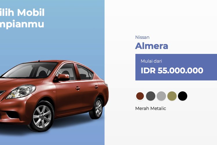 Nissan Almera bekas mulai Rp 35 juta, sedan murah dengan kabin super lega